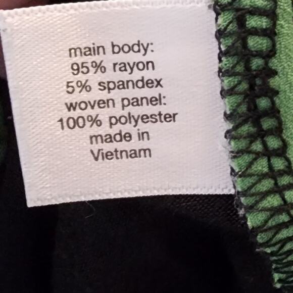 Lane Bryant green floral comfy shirt plus size 22/24 - Picture 6 of 6